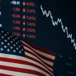 US stock market decline – strong dollar and inflation worries