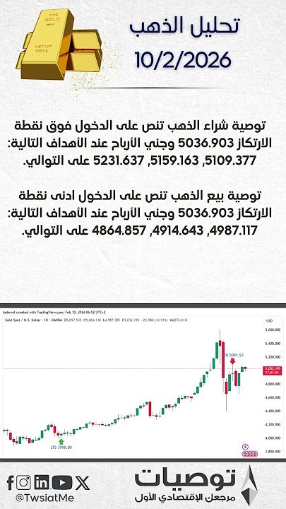 تحليل السوق اليومي 10-2-2026